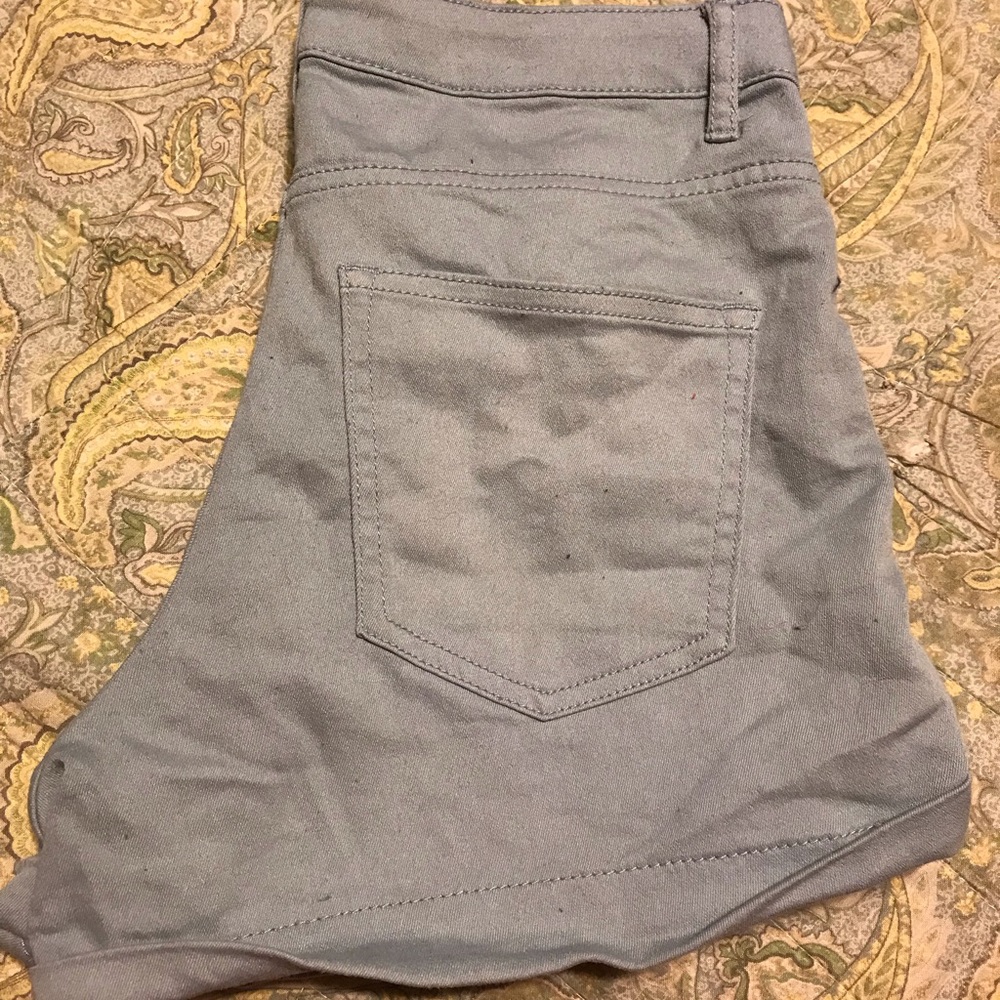 Midrise jean shorts
